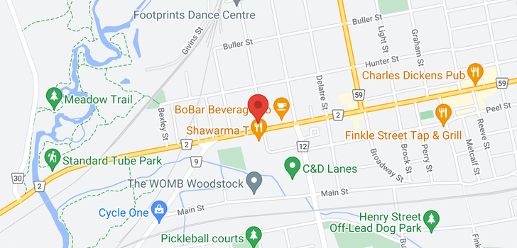 map of 104 - 703 FORESTBROOK DRIVE